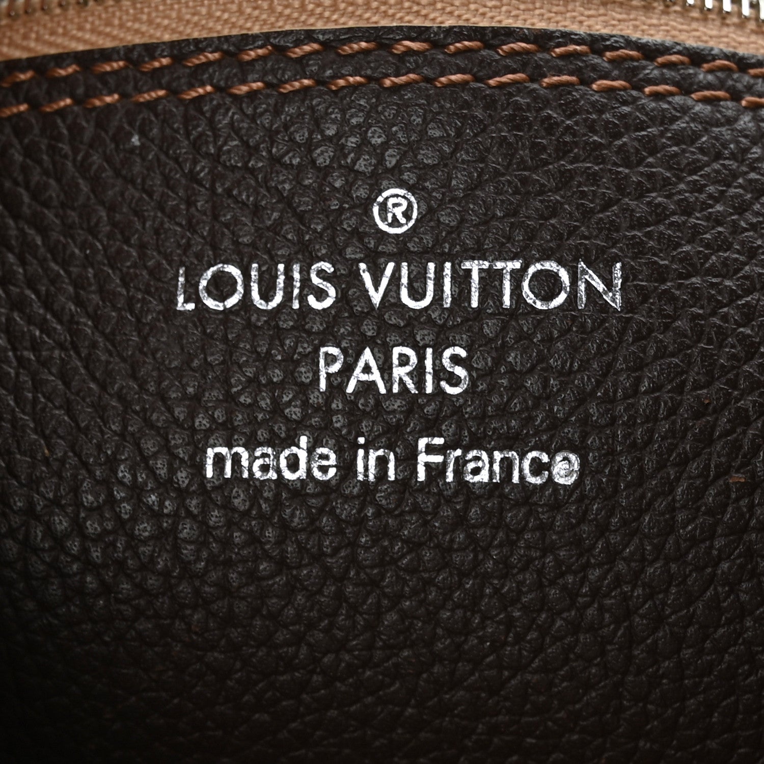 Louis Vuitton Mahina Carmel Hobo Chocolate 6 of 8