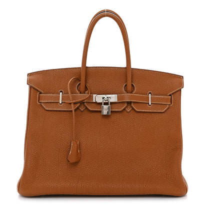 Hermes Fjord Birkin 35 Gold 1 of 19
