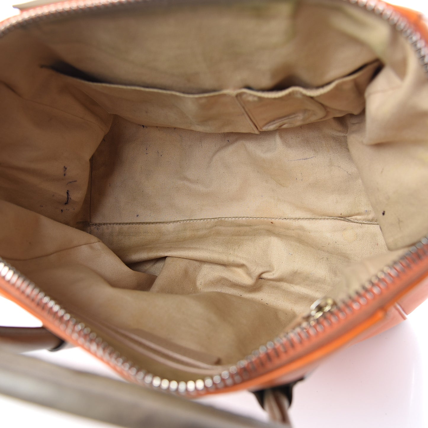 Smooth Calfskin Medium Bi-Color Antigona Orange Beige