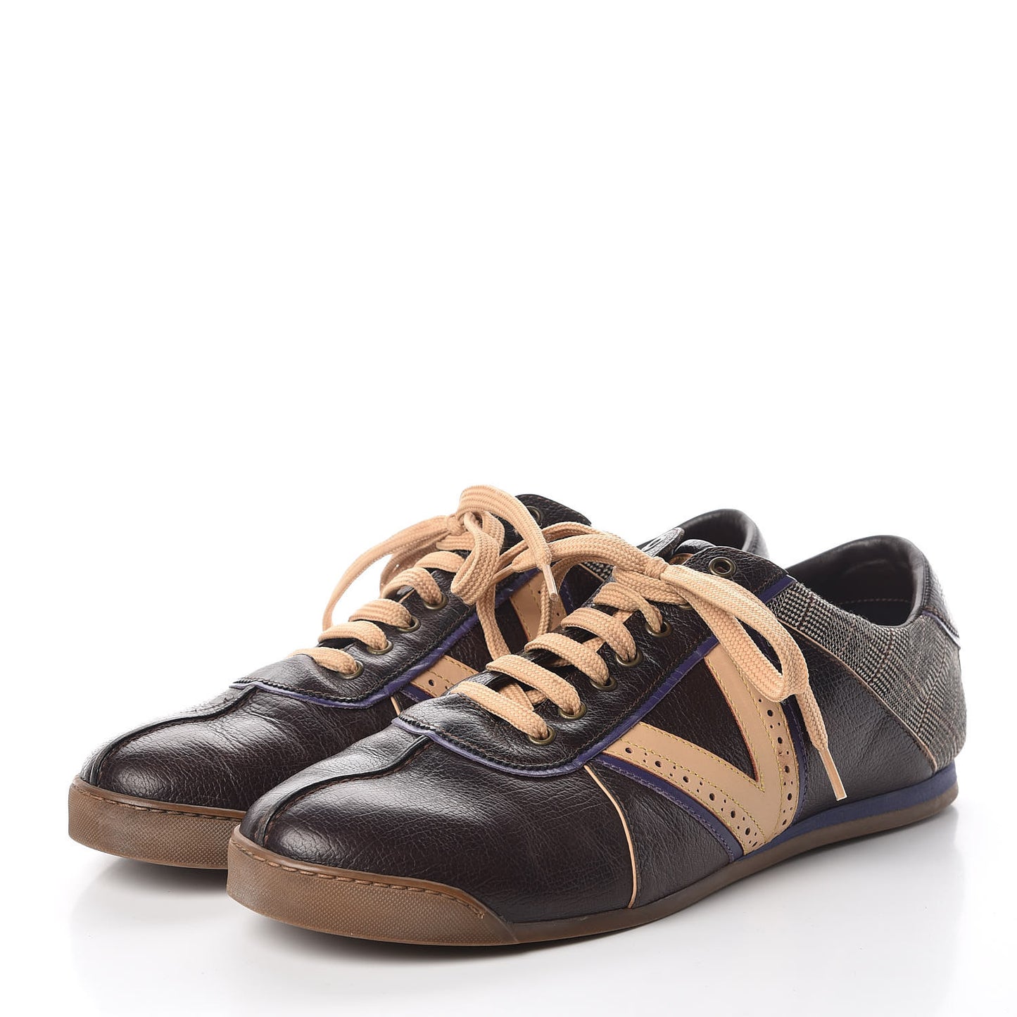 Calfskin Zephyr Sneakers 9 Cacao