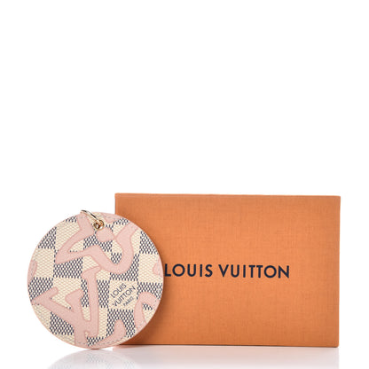 Louis Vuitton Damier Azur Tahitienne Bag Charm Key Ring 4 of 4