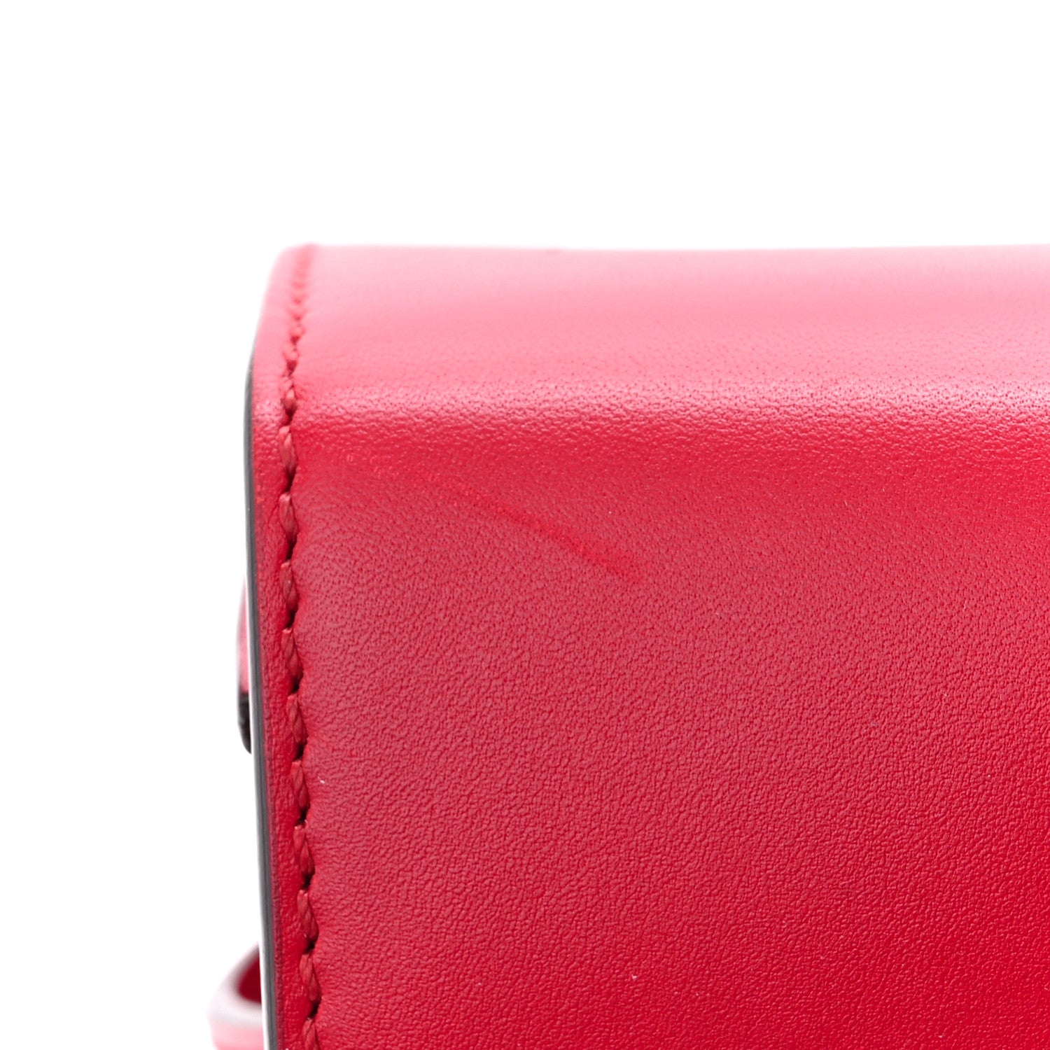 Gucci Calfskin Medium Sylvie Top Handle Bag Hibiscus Red 20 of 21