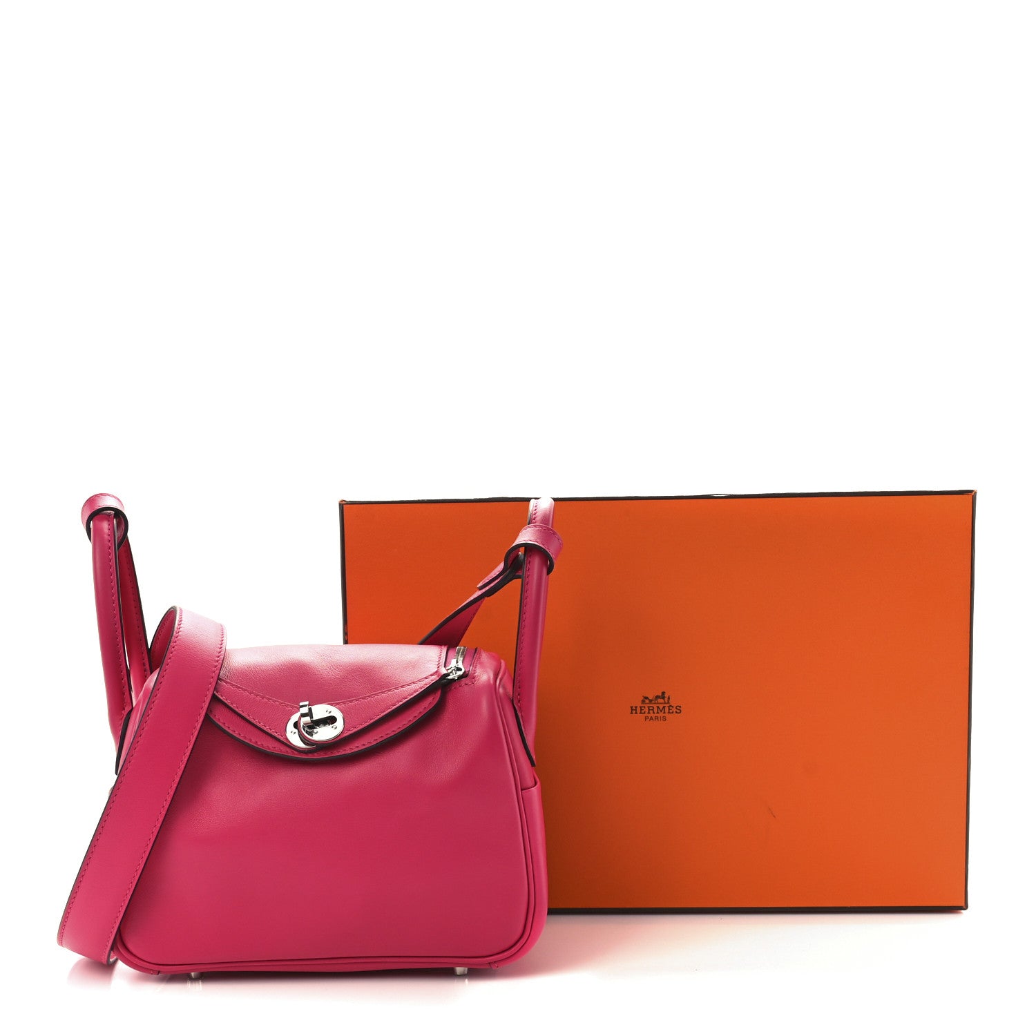 Hermes Swift Verso Mini Lindy 20 Rose Mexico Rouge Piment 11 of 11