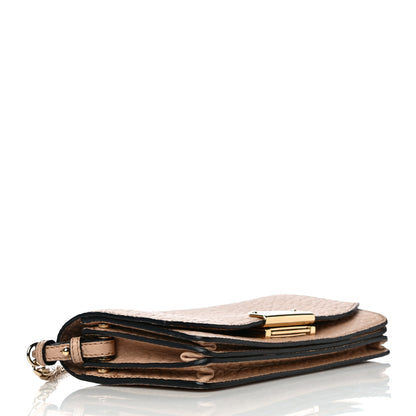 Burberry Signature Grain Small Madison Chain Clutch Pale Apricot 4 of 12