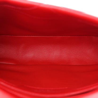 Alexander McQueen Lambskin Quilted Small The Seal Chain Shoulder Bag Blood Red 5 of 10