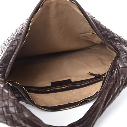 Bottega Veneta Nappa Intrecciato Large Veneta Hobo Ebano 6 of 12