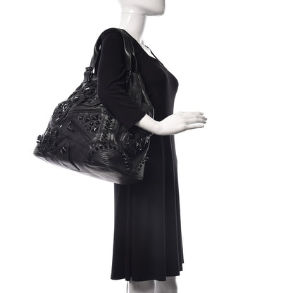 Alexander McQueen Calfskin Studded Faithful Tote Black 2 of 11