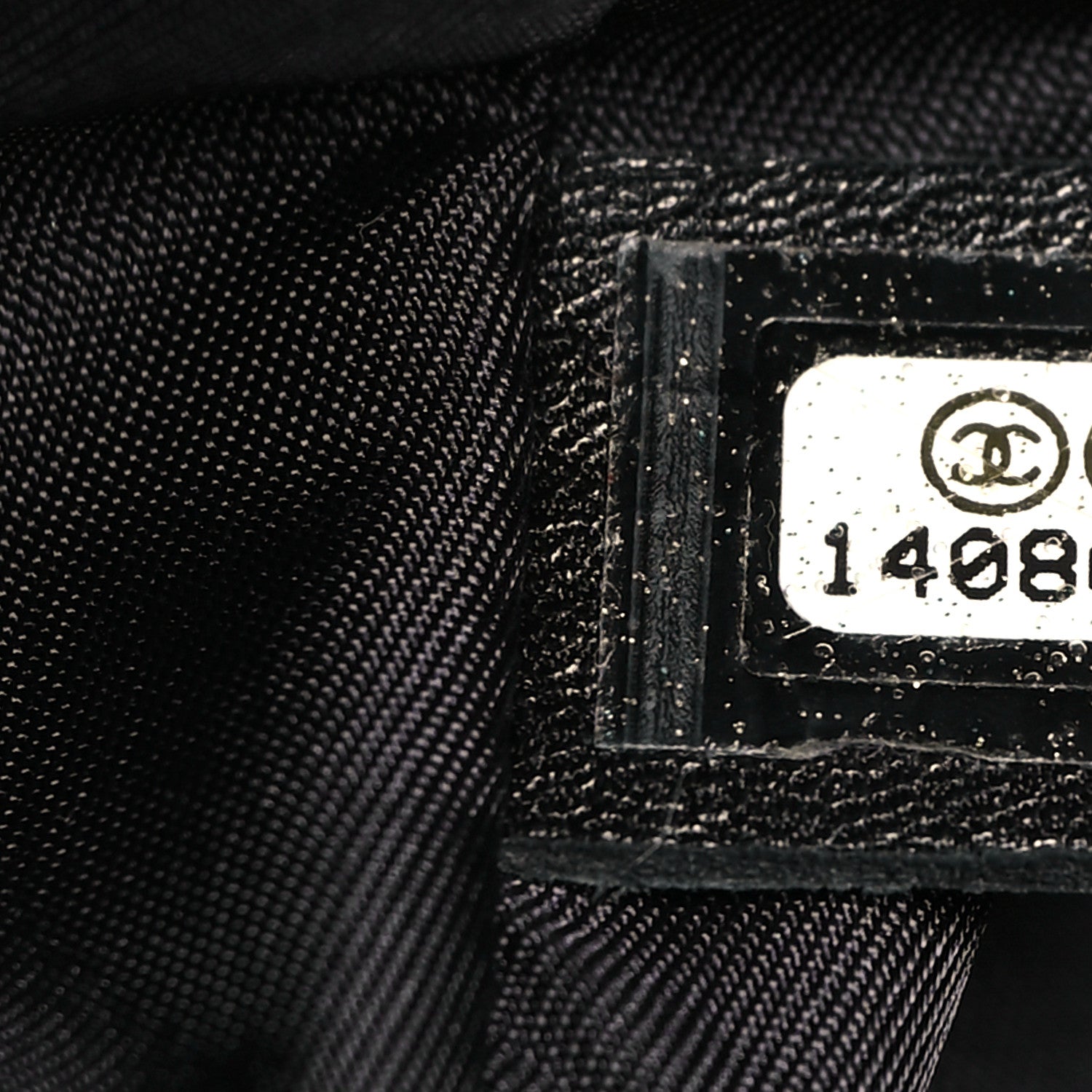 Chanel Coated Canvas Quilted Large Paris Biarritz Tote Black 8 of 11