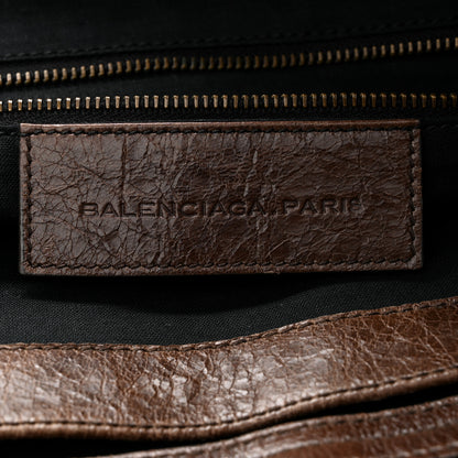 Balenciaga Chevre Classic Hardware Mid Afternoon Tote Truffle 7 of 11