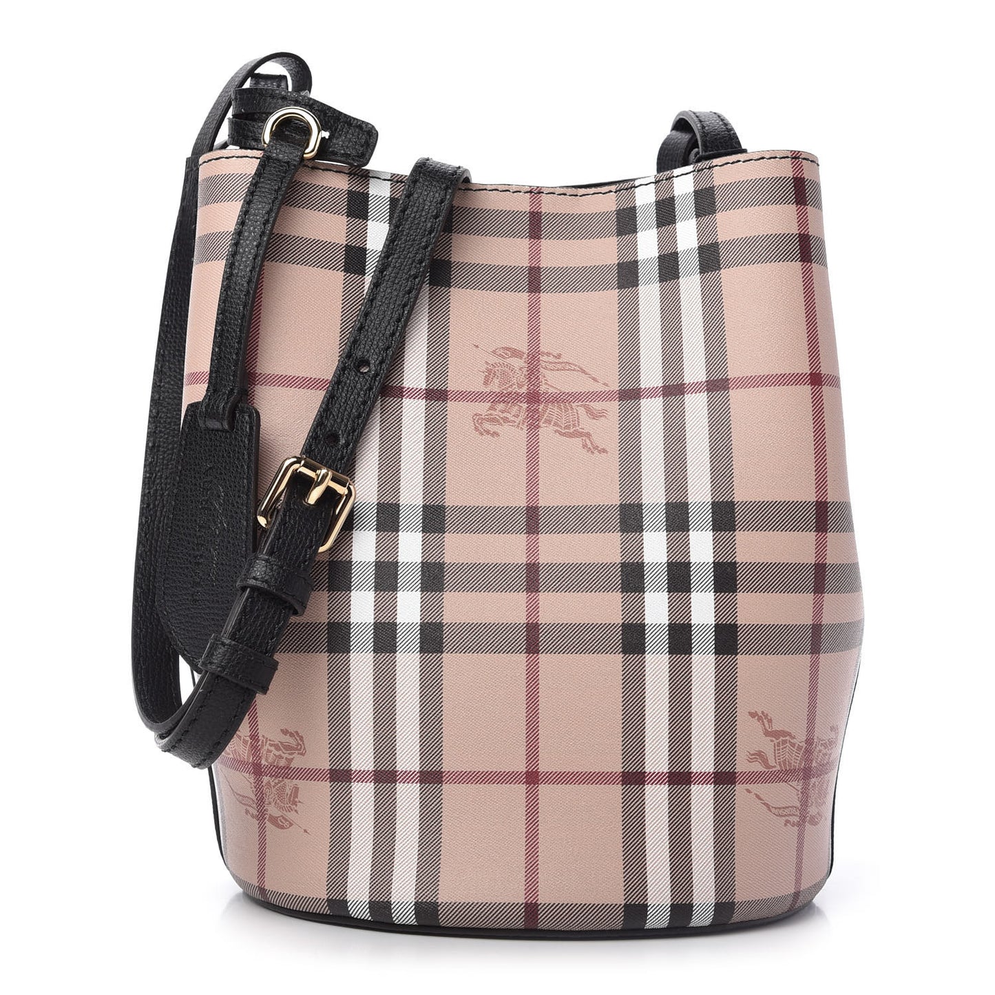 Haymarket Check Colours Small Lorne Bucket Crossbody Black