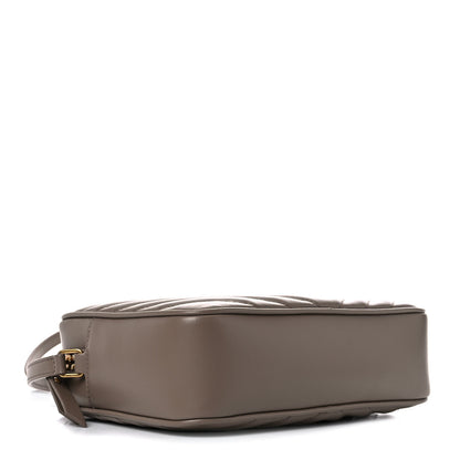 Saint Laurent Calfskin Matelasse Monogram Lou Camera Bag Dark Latte 3 of 10