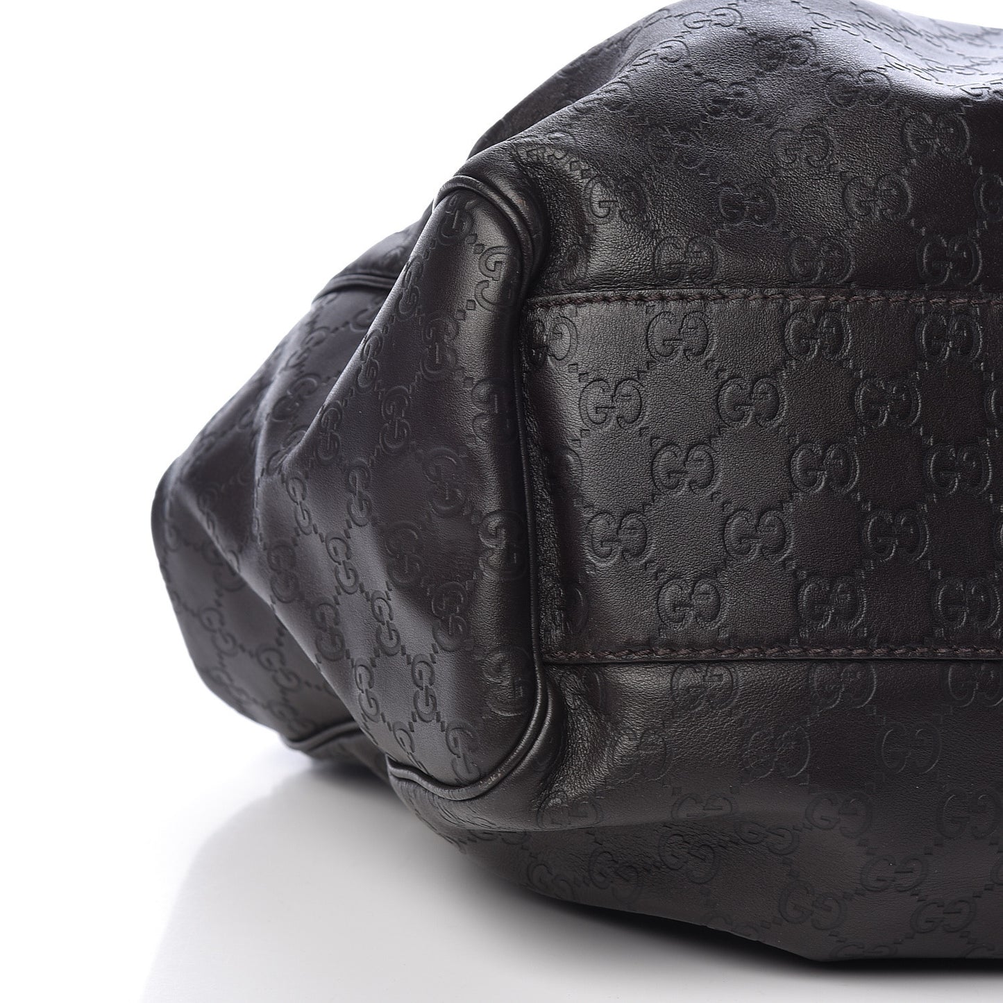 Guccissima Vitello Tender Large Sukey Tote Testa di Moro