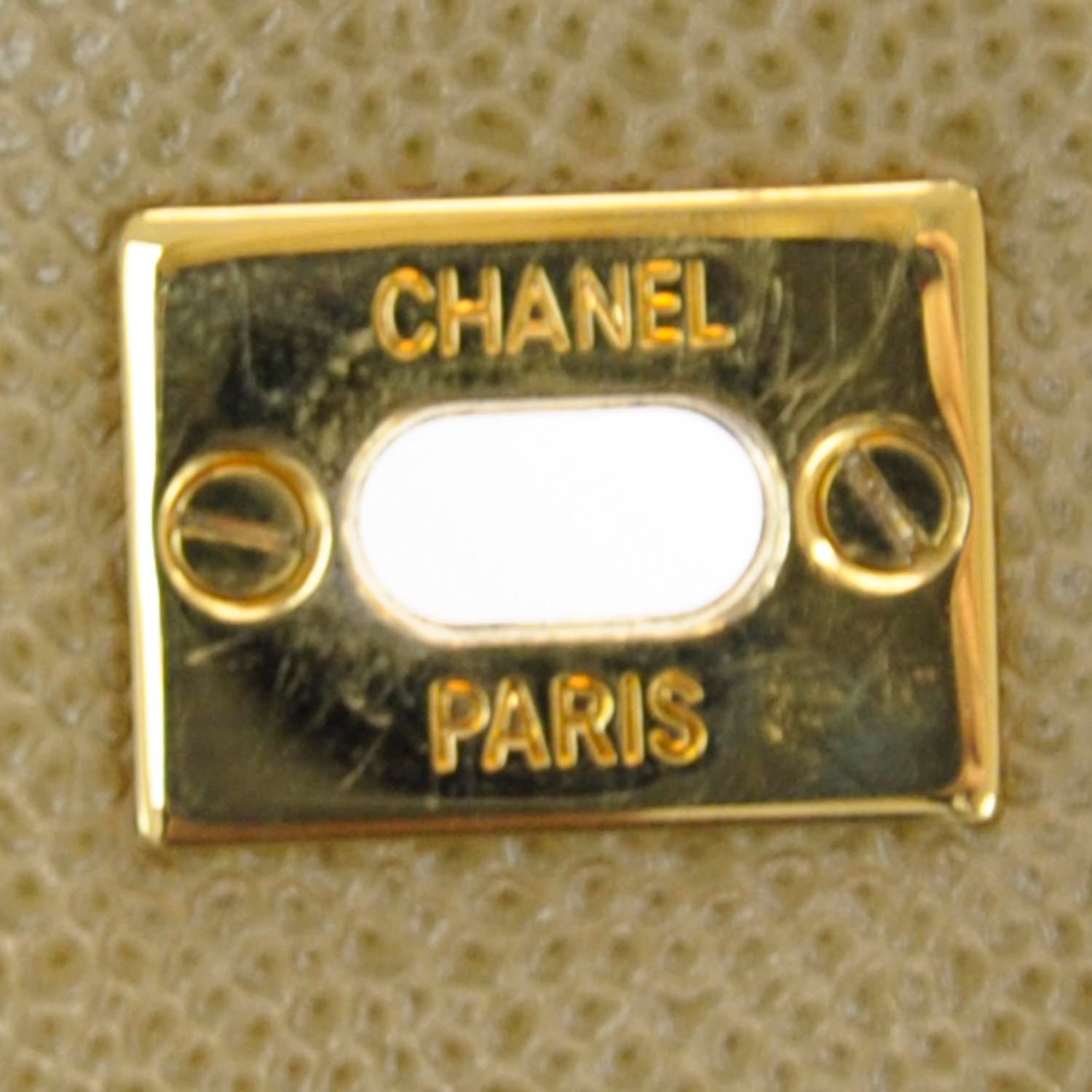 Chanel Caviar Shoulder Bag Beige GHW 15 of 16