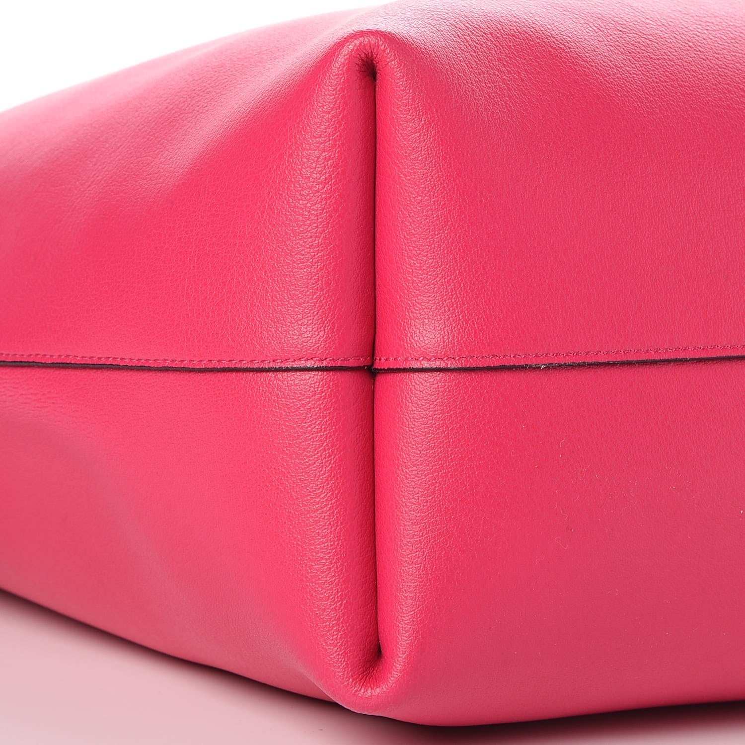Saint Laurent Calfskin Large Shopping Tote Fuchsia 10 of 11
