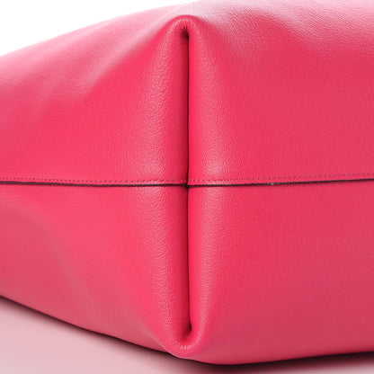 Saint Laurent Calfskin Large Shopping Tote Fuchsia 10 of 11