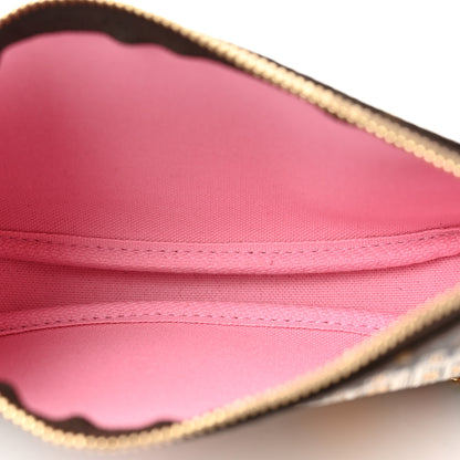 Louis Vuitton Monogram 2022 Christmas Animation Paris Mini Pochette Accessories Pink 5 of 7