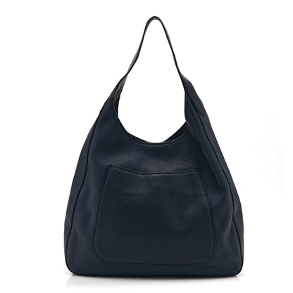 Prada Vitello Daino Pocket Hobo Bag Blue 1 of 10