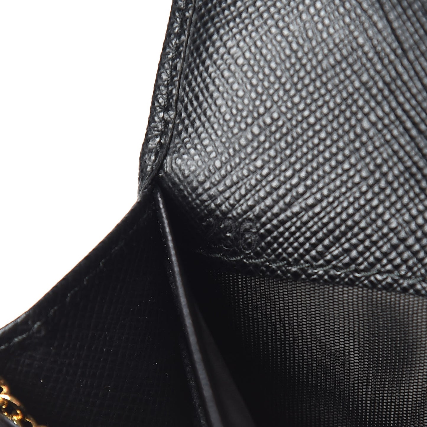 Saffiano Metal Continental Flap Wallet Black