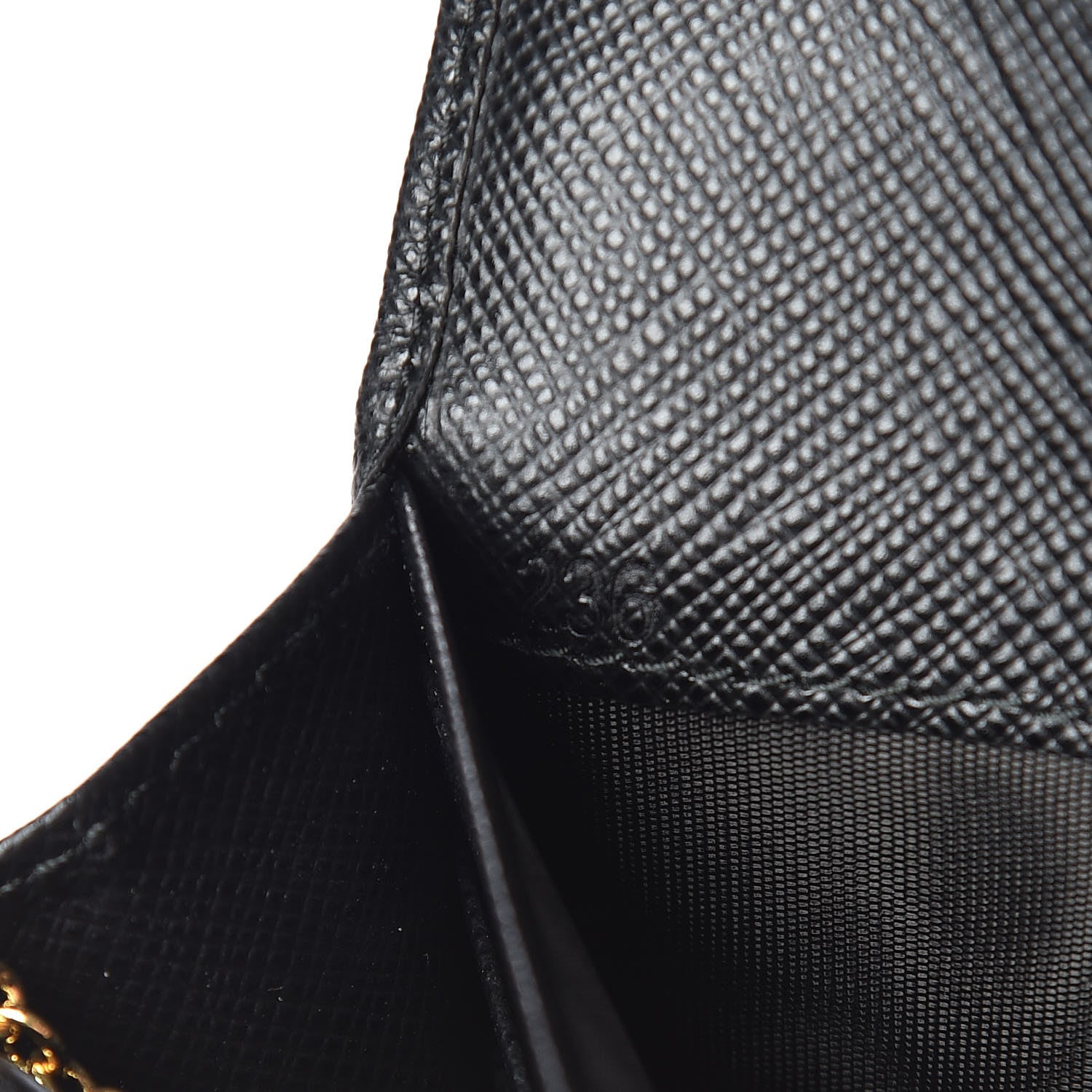 Prada Saffiano Metal Continental Flap Wallet Black 8 of 8
