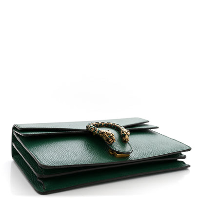 Gucci Pebbled Calfskin Small Dionysus Shoulder Bag Emerald 4 of 12
