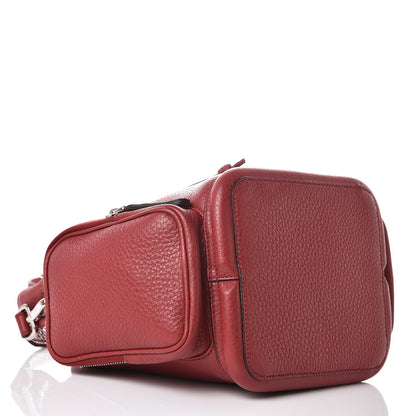 Fendi Cuoio Romano Selleria F is Fendi Grande Mon Tresor Pocket Bucket Bag Rosso 4 of 7