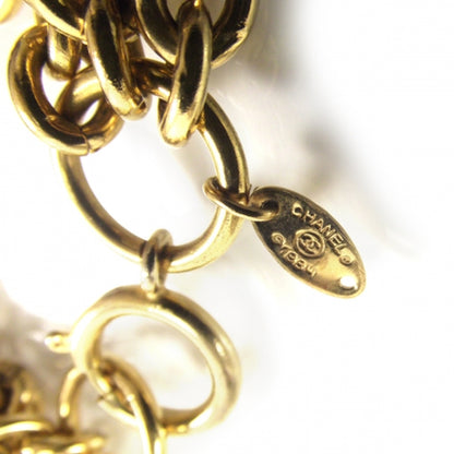 Chanel Gold Vintage Jeweled Medallion Necklace & Earrings Set 5 of 7