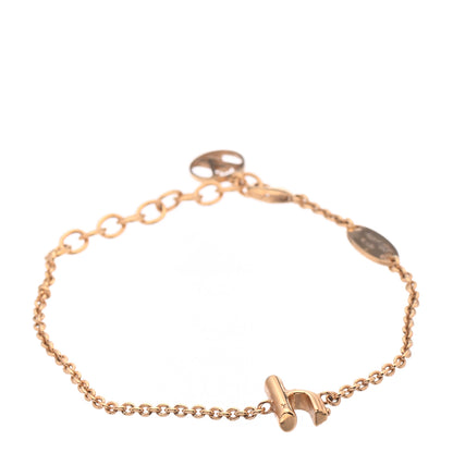 Louis Vuitton LV And Me Letter H Bracelet Gold 1 of 6