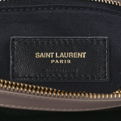 Saint Laurent Calfskin Y Quilted Monogram Medium Loulou Chain Satchel Light Natural 6 of 9