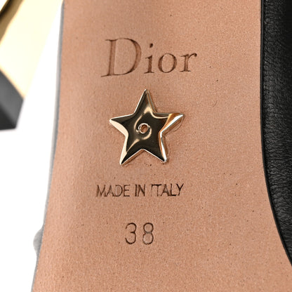 Christian Dior Lambskin D-Fame Mule Sandals 38 Black 7 of 14