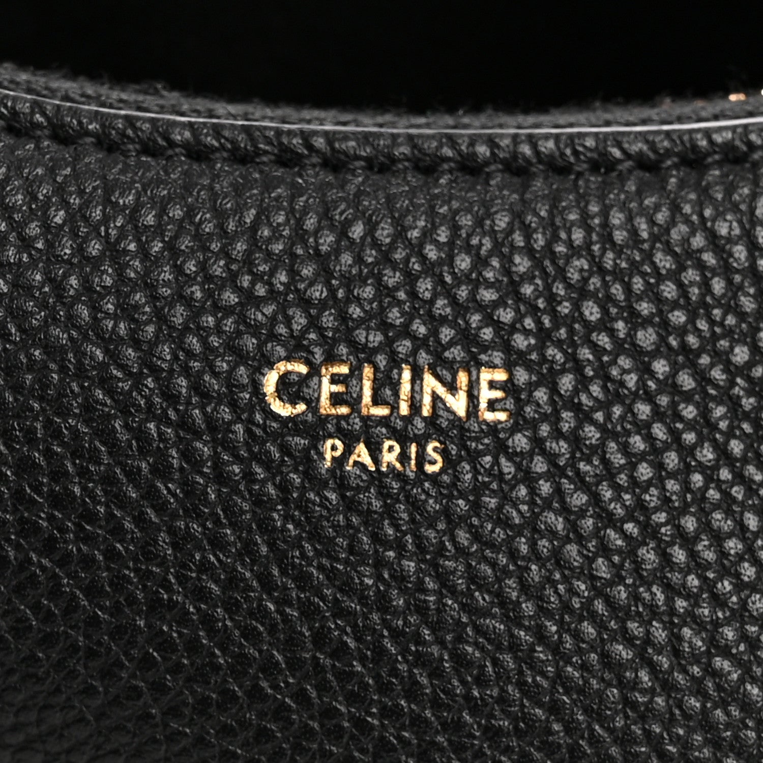 Celine Supple Grained Calfskin Teen Lulu Shoulder Bag Black 6 of 9