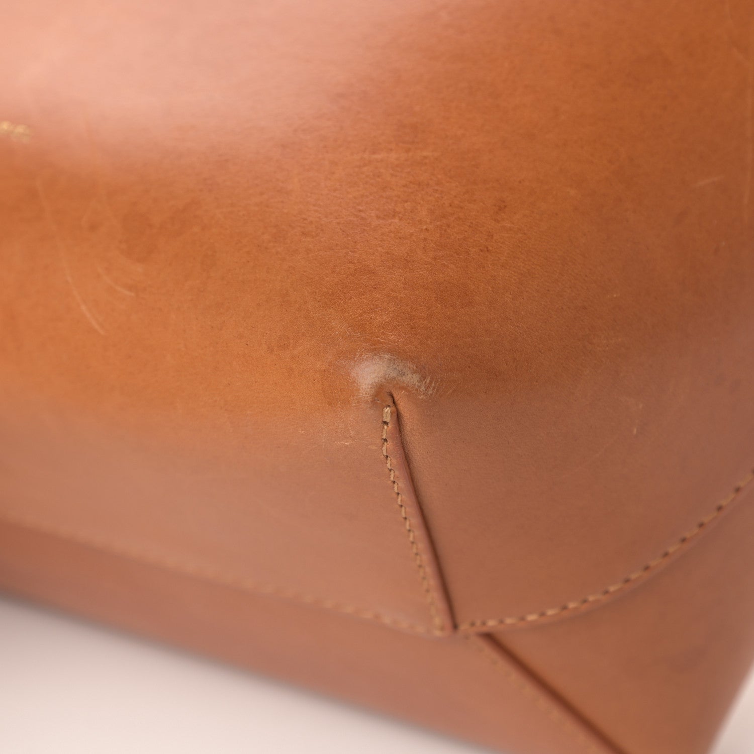 Mansur Gavriel Vegetable Tanned Calfskin Mini Bucket Bag Cammello Natural 10 of 18
