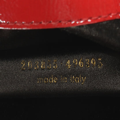 Saint Laurent Patent Belle de Jour Clutch Red 7 of 7