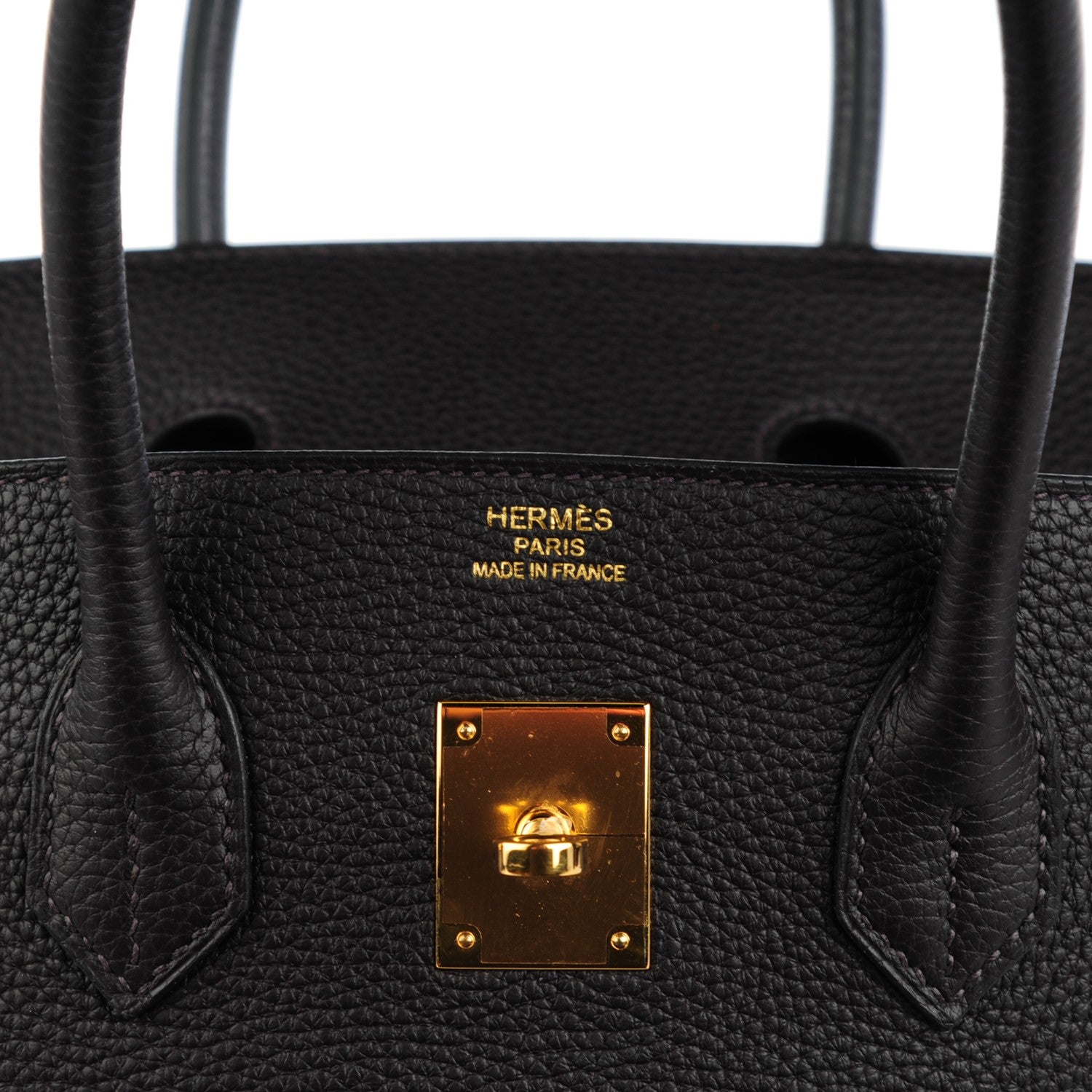 Hermes Taurillon Clemence Birkin 35 Graphite 9 of 21