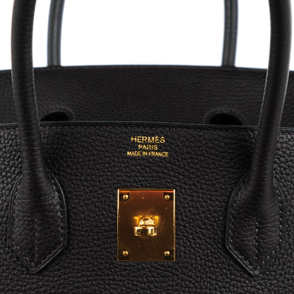 Hermes Taurillon Clemence Birkin 35 Graphite 9 of 21