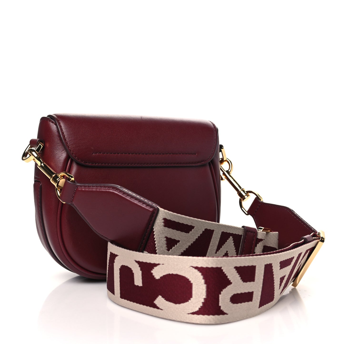 Calfskin Medium The J Marc Saddle Cherry