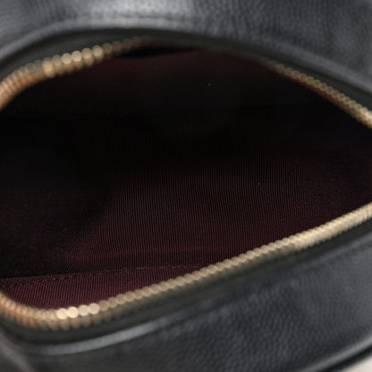 Chanel Caviar Quilted Round Clutch With Chain Black 5 of 10