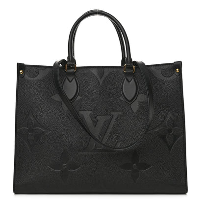 Louis Vuitton Empreinte Monogram Giant Onthego MM Black 1 of 11