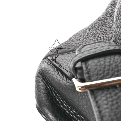 Valentino Garavani Pebbled Calfskin Rockstud Drawstring Backpack Black 11 of 11
