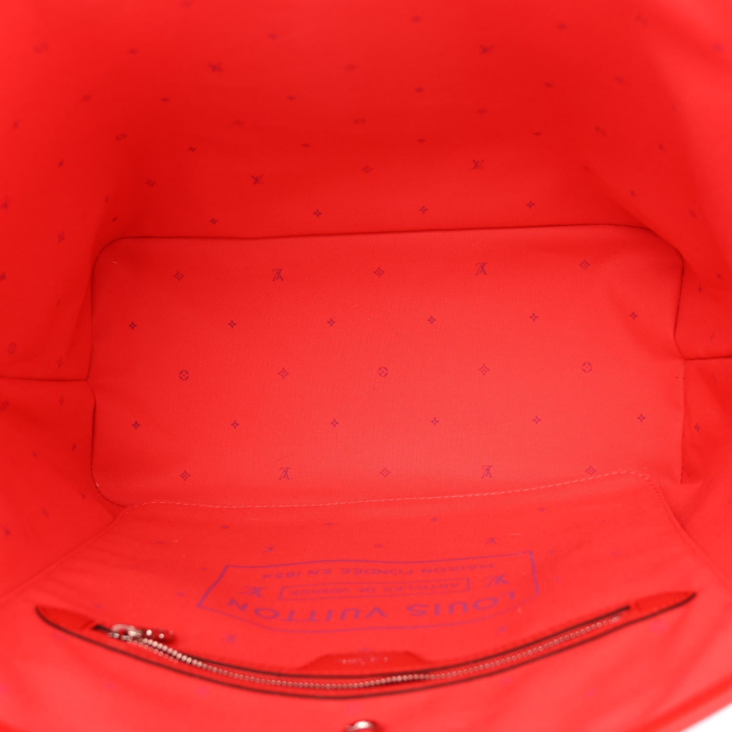Louis Vuitton Monogram Escale Neverfull MM Rouge 5 of 10