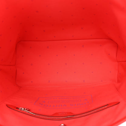 Louis Vuitton Monogram Escale Neverfull MM Rouge 5 of 10