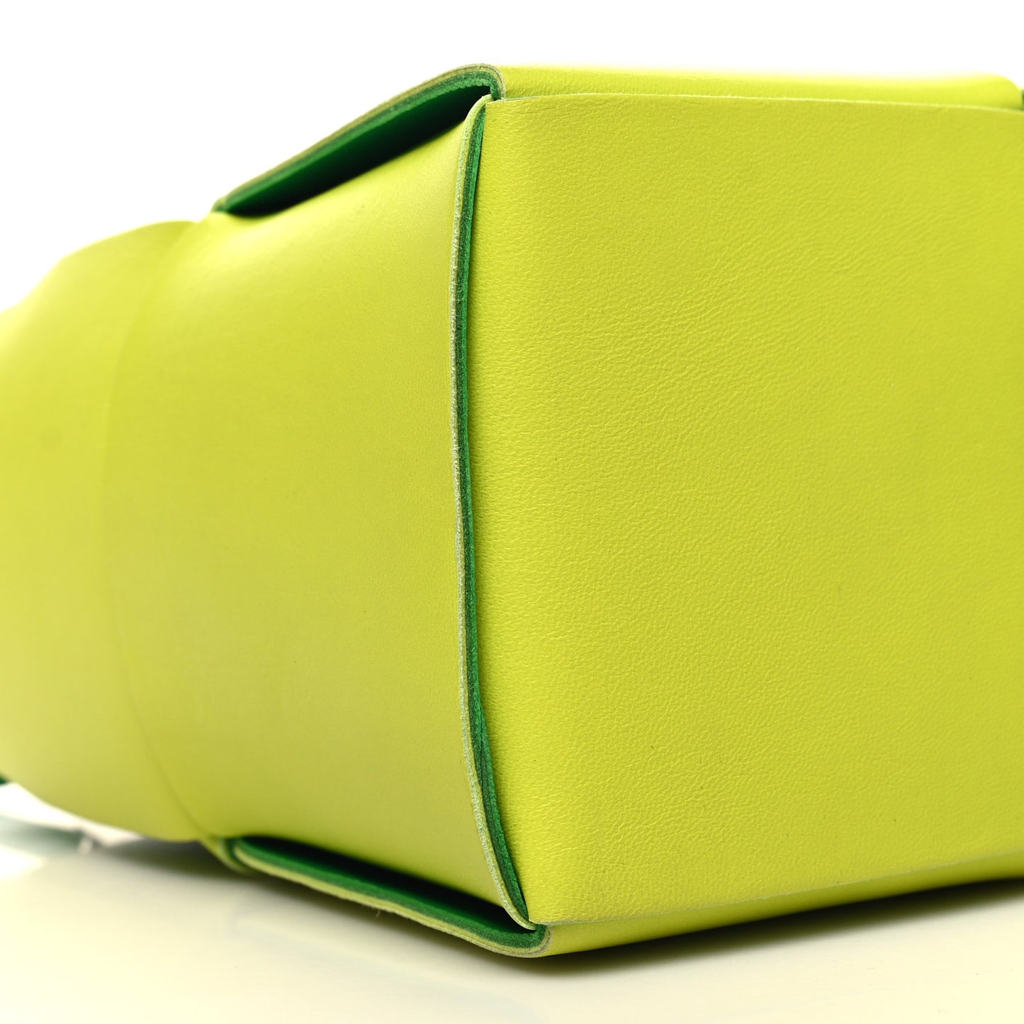 Nappa Maxi Intrecciato Small Arco Tote Acid