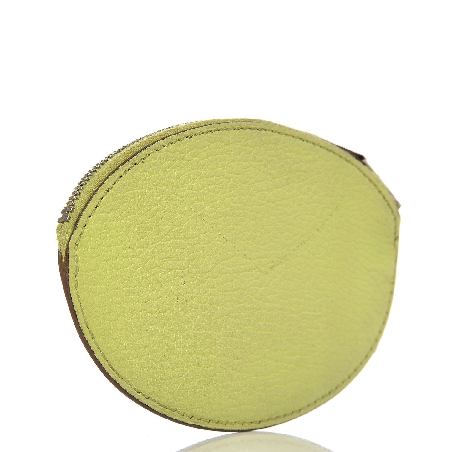 Chevre Mysore Evelyne Coin Purse Vert Anis
