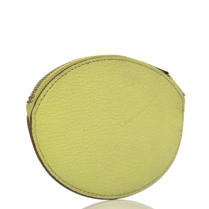 Hermes Chevre Mysore Evelyne Coin Purse Vert Anis 3 of 9