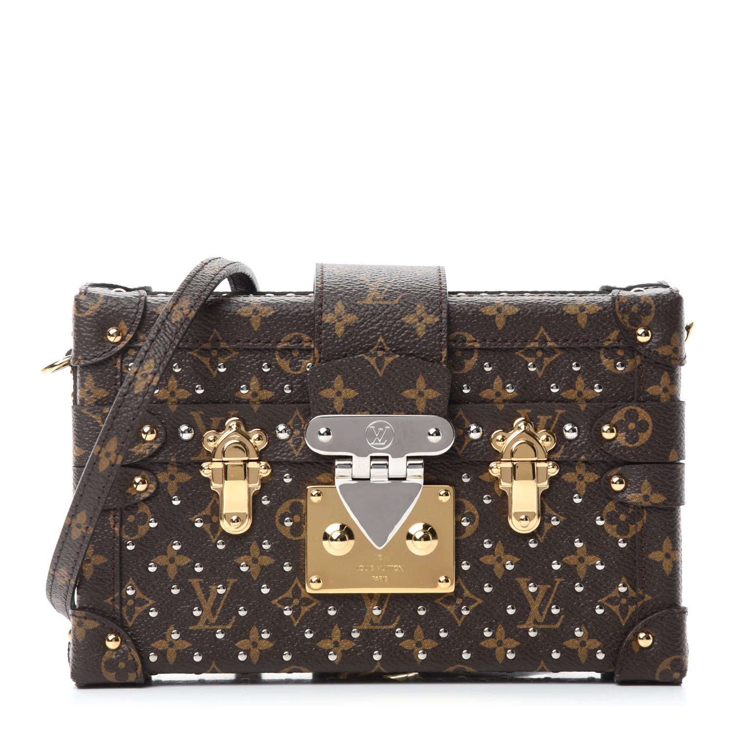 Louis Vuitton Monogram Studded Petite Malle 1 of 11