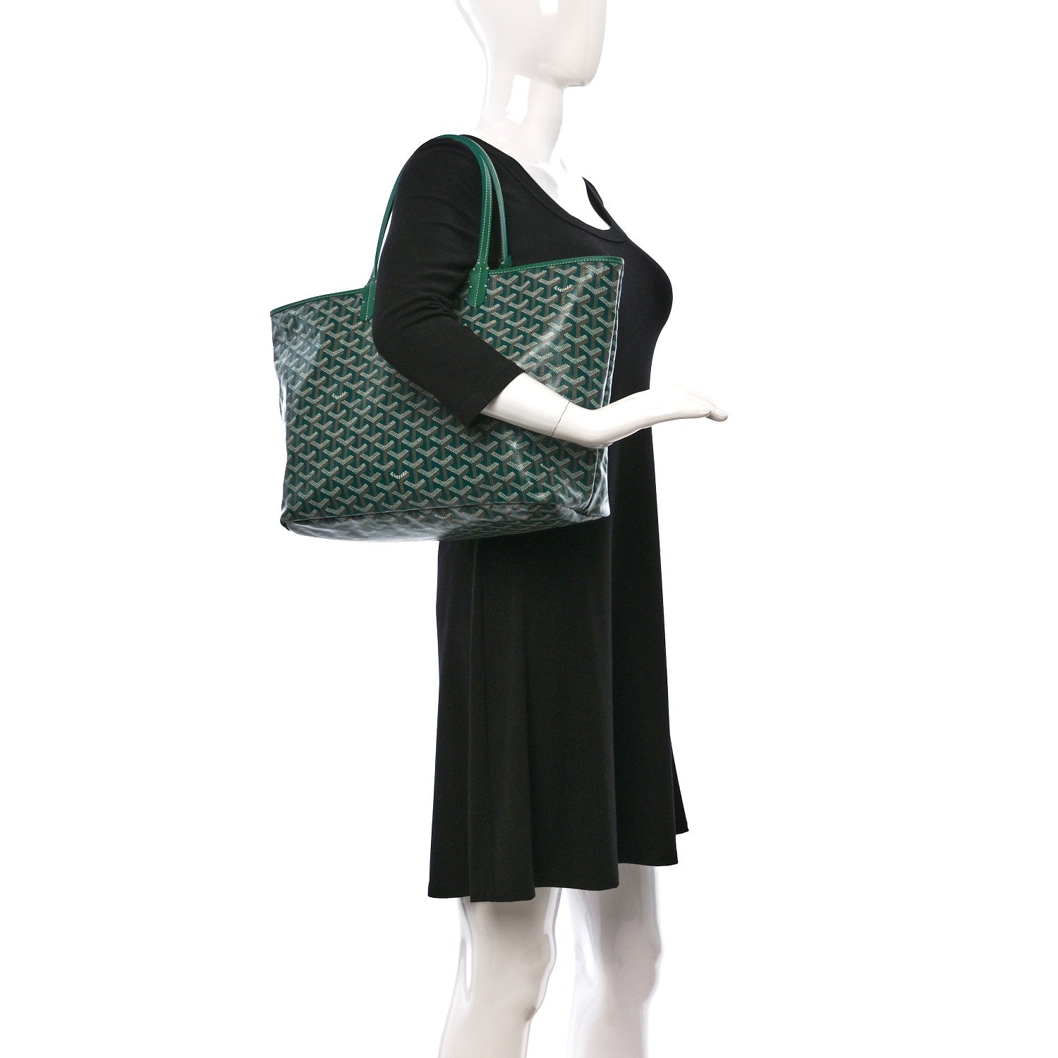 Goyard Goyardine Saint Louis PM Green 2 of 8