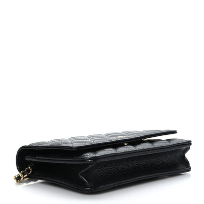 Chanel Caviar Quilted Wallet on Chain WOC Black 4 of 9