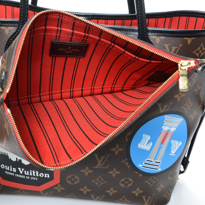 Louis Vuitton Monogram World Tour Neverfull MM 6 of 8