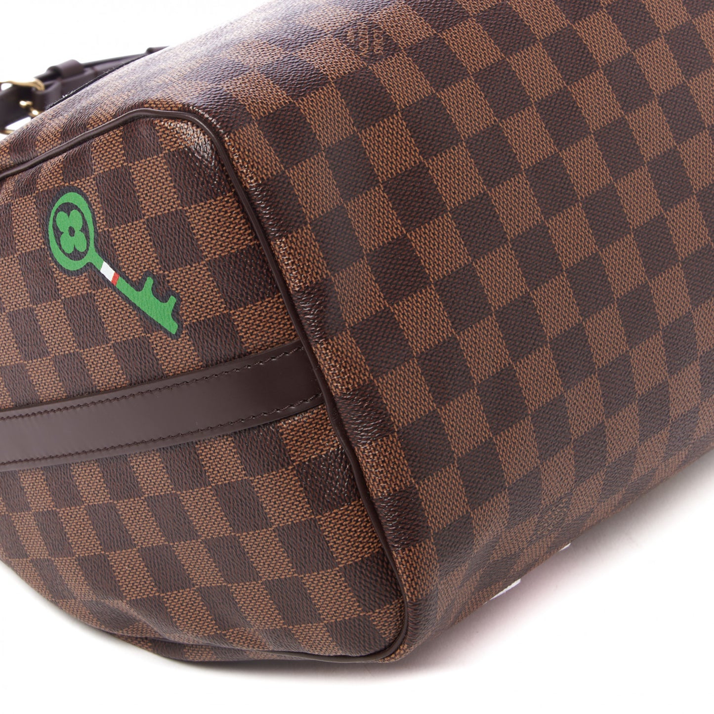 Damier Ebene Patches Speedy Bandouliere 30