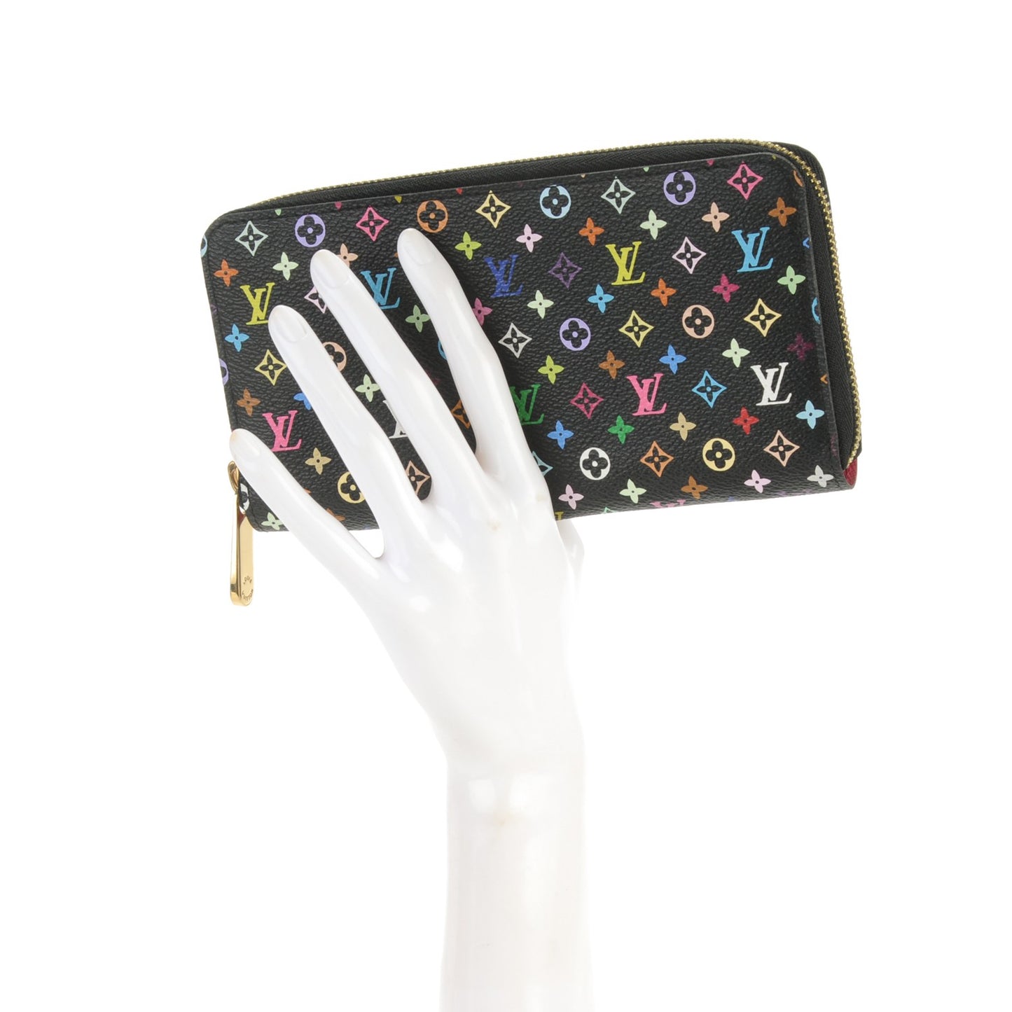 Monogram Multicolor Zippy Wallet Black Grenade