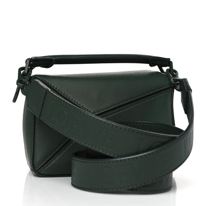 Loewe Satin Calfskin Mini Puzzle Bag Vintage Khaki 3 of 8